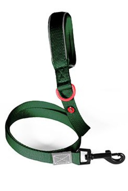 Vodítko pes PREMIUM nylon 20mm/1,2m tm.zelená Zolux