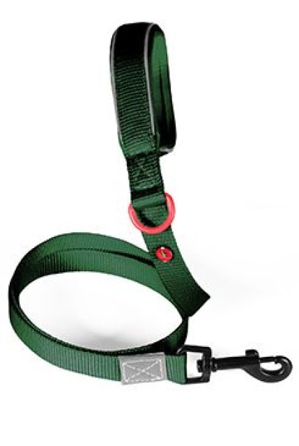 Vodítko pes PREMIUM nylon 25mm/1,2m tm.zelená Zolux