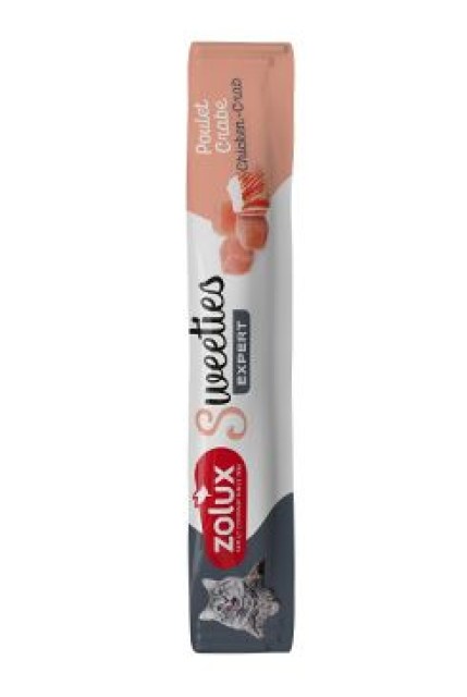 Pochoutka kočka CREAMY STICK kuře,krab 1ks Zolux