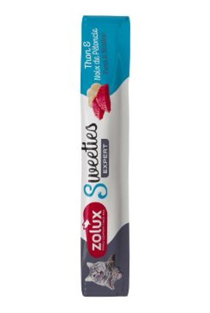 Pochoutka kočka CREAMY STICK tuňák,hřebenatka 1ks Zolu