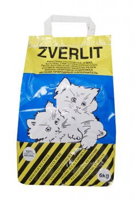 ZVERLIT modrý jemná Podestýlka kočka 6kg