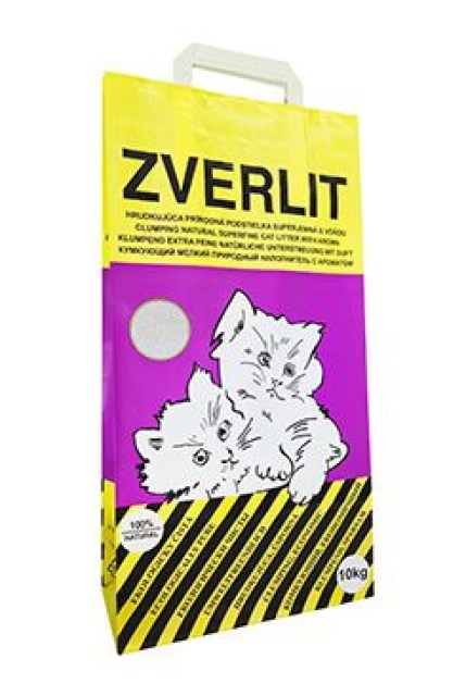 ZVERLIT Podestýlka fialová,superjemná s vůní,kočka10kg