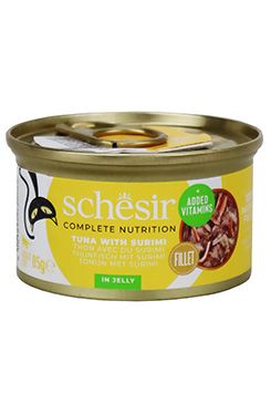 Schesir Cat konz. Adult tuňák/surimi 85g