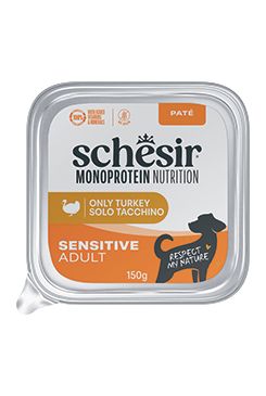 Schesir Dog vanička Monoprotein Krůtí paté 150g