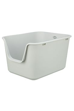 WC kočka PAVO vysoké okraje 44x32x55cm šedá TR