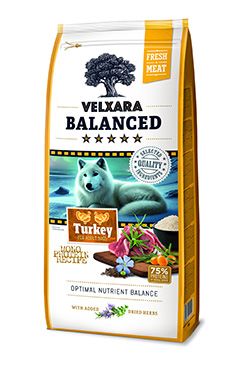 Velxara Balanced FM Dog Adult Monoprot.Turkey&Rice12kg