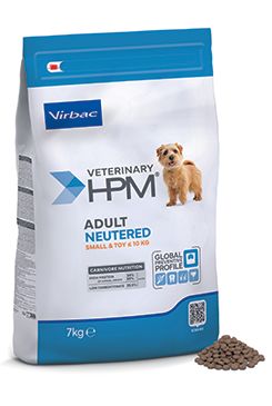 VET HPM Adult Neutered Dog Small & Toy 7kg NEW
