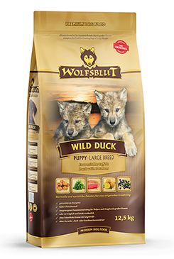 Wolfsblut Dog Puppy Large Breed Wild Duck 12,5kg