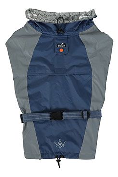 Obleček voděodolný pro psy BIVOUAK modrá 60cm Zolux