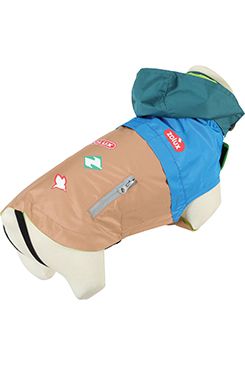 Obleček pláštěnka pro psy VINTAGE modrá 50cm Zolux