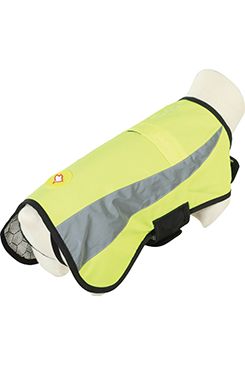 Obleček bunda pro psy REFLEXNÍ žlutá 60cm Zolux