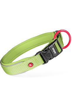 Obojek pes PREMIUM Nylon 25mm/45-50cm sv.zelená Zolux