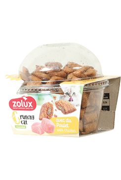 Pochoutka kočka CRUNCHY Kuře Zolux