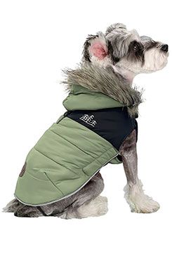 Obleček bunda pro psy NEW MOUNTAIN khaki 45cm Zolux